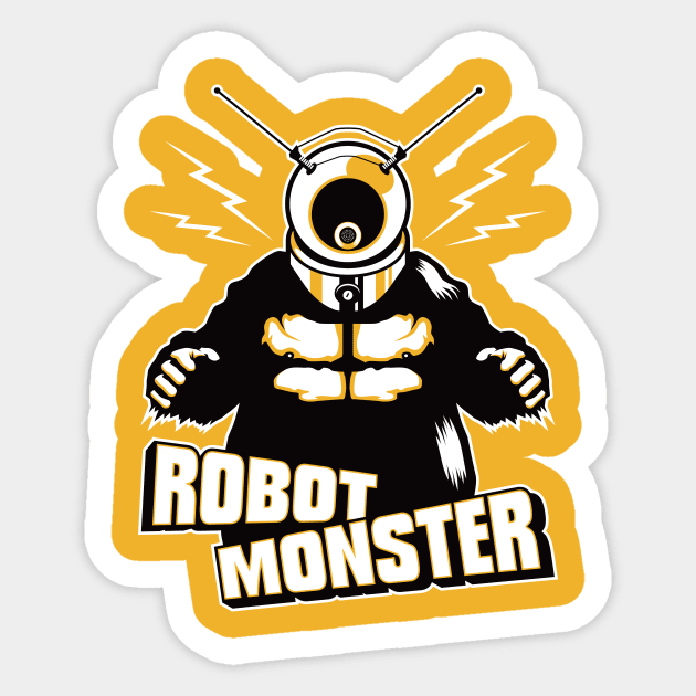 ROBOT MONSTER Sticker by Creature814